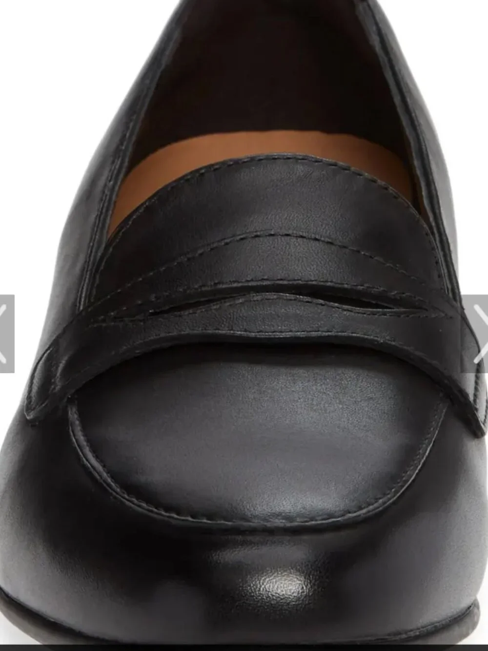 Unstructured By Clarks SZ9 Black Leather Penny Loafer Timeless Office Academia